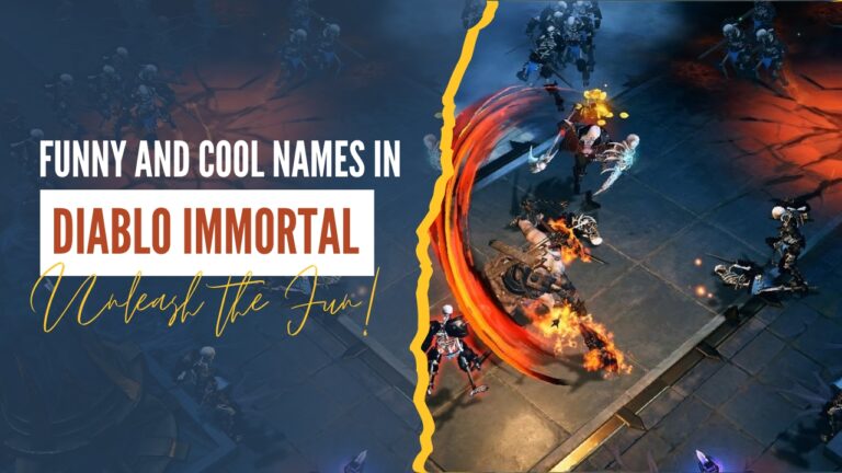 Funny and Cool Names in Diablo Immortal
