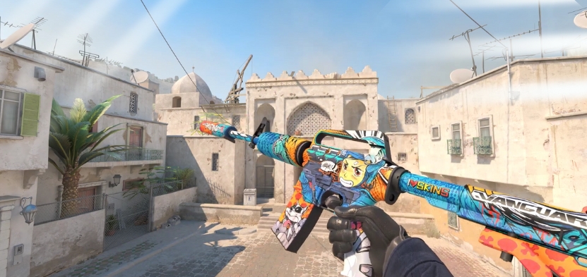 M4A1-S Player Two graffiti-inspired design